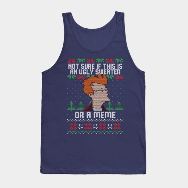 Not Sure Tank Top by RetroFreak